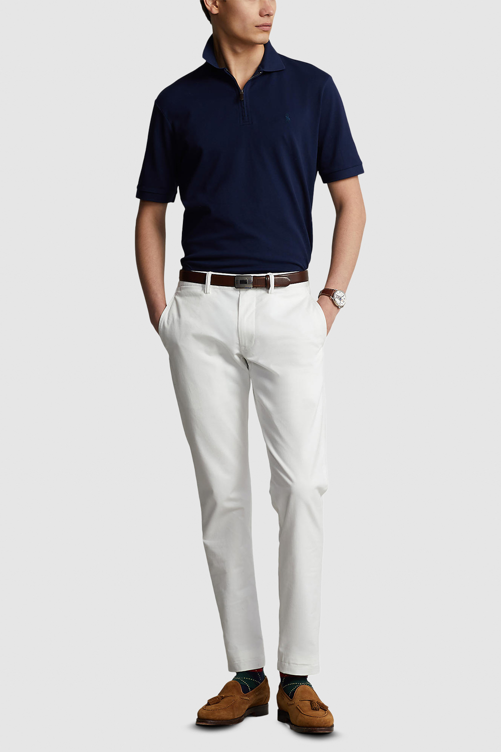 תמונת כל הלוק של חולצת פולו קצרה POLO RALPH LAUREN
